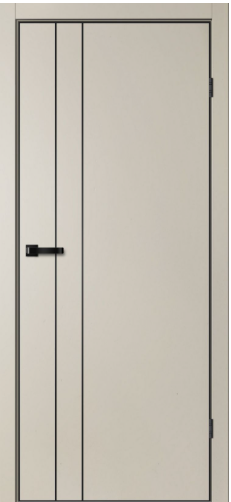 ДП TRINITY TR02 Айриш/черный молдинг (магнит. защелка)