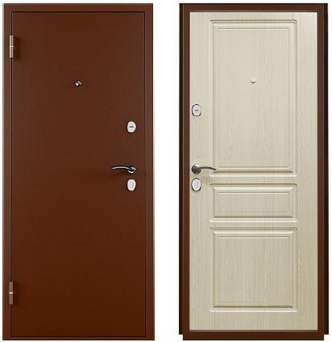 Дверь входная 6,6 см Марс антик медь/Рационалист