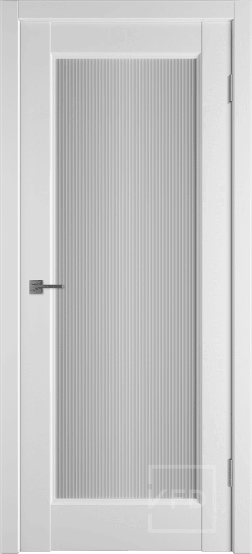 ДП Элегант 1ВР Эмалекс белый/сатин кристалл