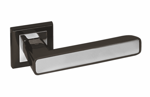 Ручка на розетке А-235 ВН/РС, черный никель/хром