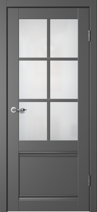 ДП Классик С04 графит/остекленное