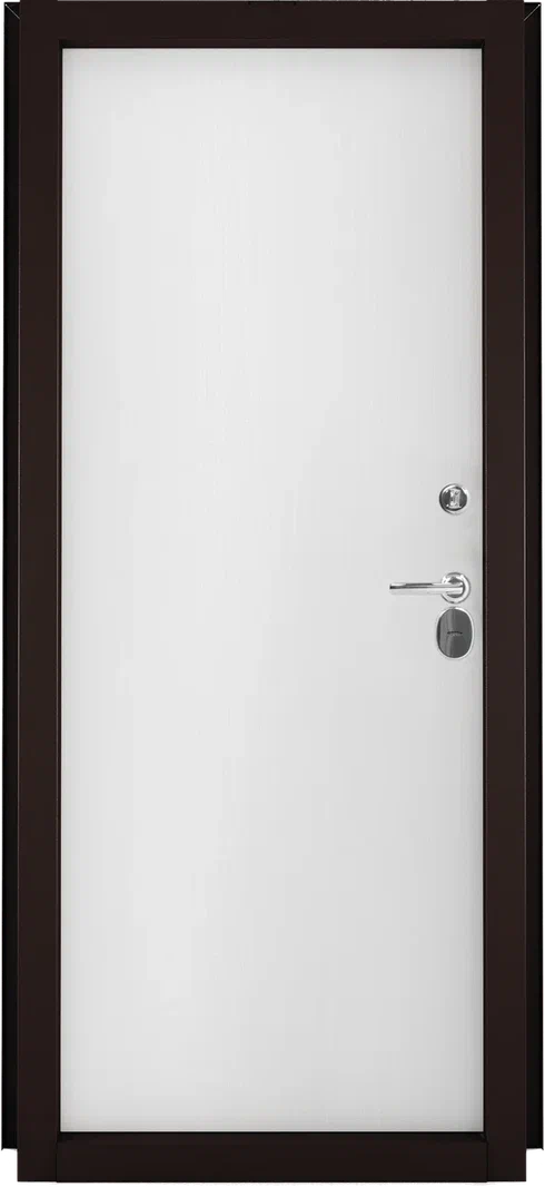 Дверь входная Айс Антик медь/Белое дерево