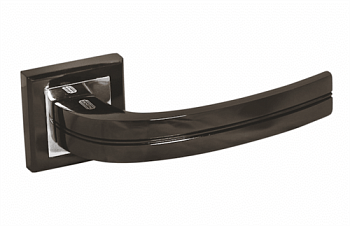 Ручка на розетке А-231 ВН/РС, черный никель/хром