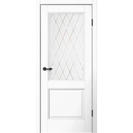 ДП MONE 93 эмалит белый/стекло белое художественное