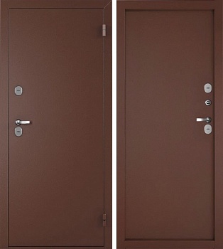 Дверь входная 8,7 см Норд антик медь/антик медь