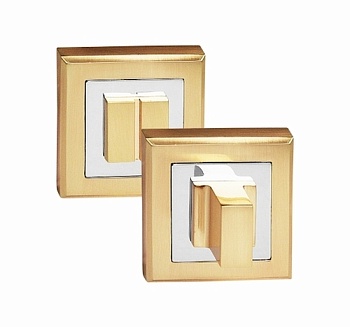 Завертка сантехническая КВАДРАТ OLS SB, матовое золото