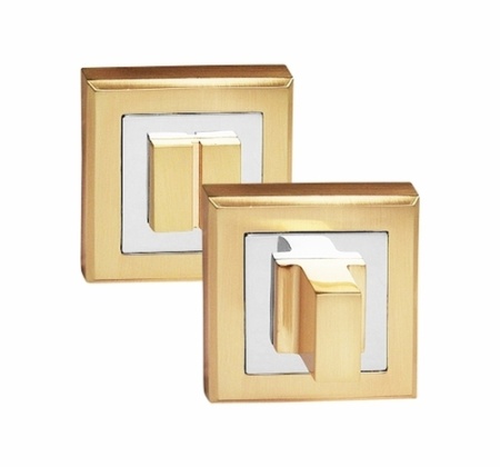 Завертка сантехническая КВАДРАТ OLS SB, матовое золото