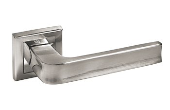 Ручка на розетке А-253 НН, белый никель