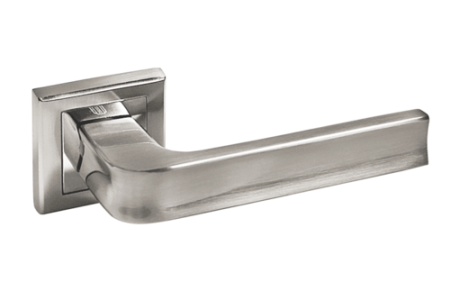 Ручка на розетке А-253 НН, белый никель