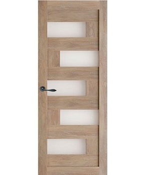 ДП Домино шале золотой/стекло матовое