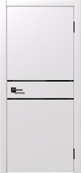 ДП Ирис Ламинатин серый/черное