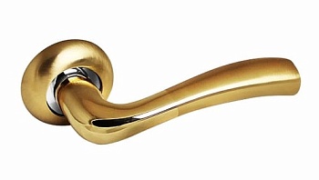 Ручка на розетке A-60 РВ/SВ, золото/матовое золото