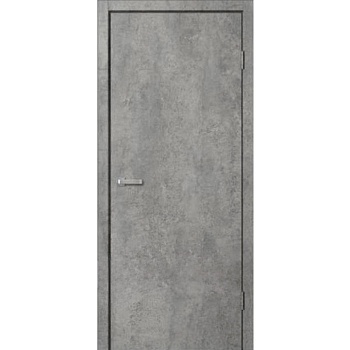 ДП Глухое Цемент темный+кромка черная
