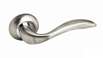 Ручка на розетке R HH, белый никель