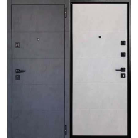 Дверь входная 8 см МК-80 МДФ/МДФ Бетон графит/Бетон снежный