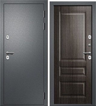 Дверь входная 11,5 см АРГО Букле темно серый/Дуб грей ЭКО