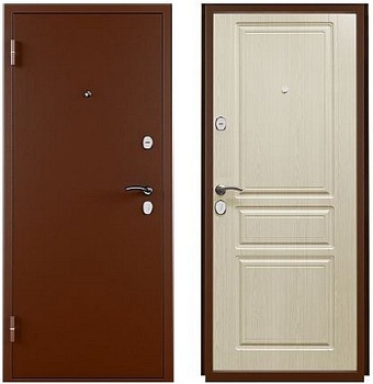 Дверь входная 6,6 см Марс антик медь/Рационалист