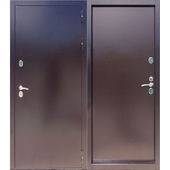 Дверь входная 10 см Теплодверь антик медь/антик медь