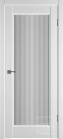 ДП Элегант 1ВР Эмалекс белый/сатин кристалл