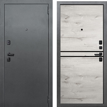 Дверь входная 8 см Diamond Black Букле/Дуб Арктик Фуаро