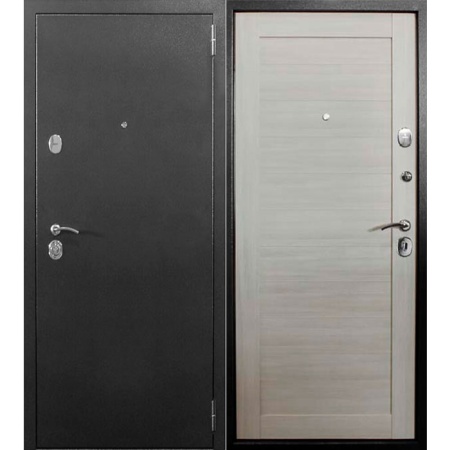 Дверь входная 10 см Кадос ТЕРМО Античное серебро/Бьянко