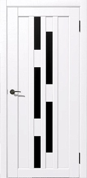 ДП Рада Штрих белый ясень/стекло черное