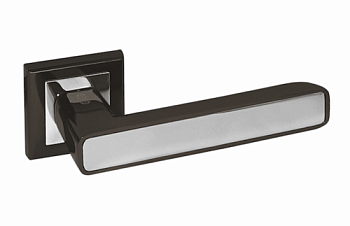 Ручка на розетке А-235 ВН/РС, черный никель/хром