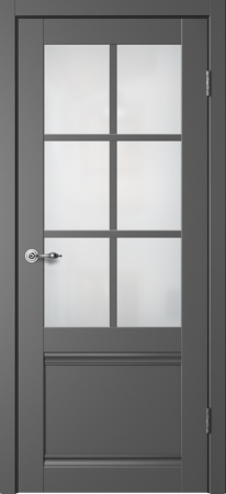 ДП Классик С04 графит/остекленное