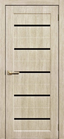 ДП Skin Doors S01 ясень/черное