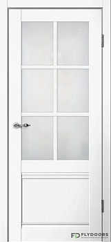 ДП Классик С04 белый/остекленное