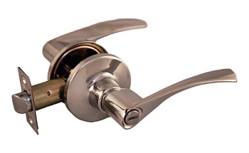 Ручка-защелка с ключем 860 ЕТ SN хром матовый