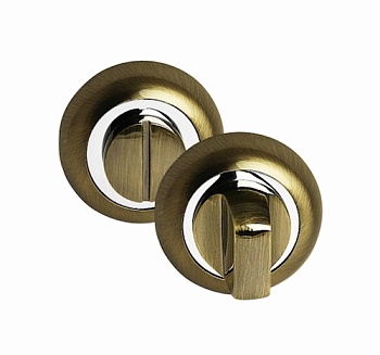 Завертка сантехническая КРУГЛАЯ OL BB, бронза