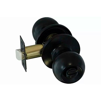 Ручка-защелка с фиксатором 607 ВК BLACK черный