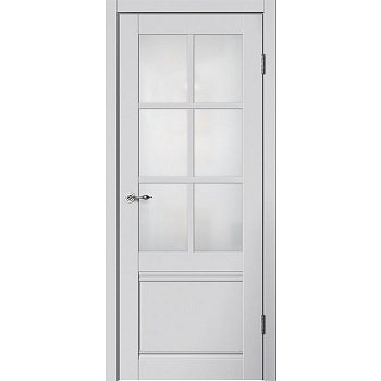 ДП Классик С04 серебристый/остекленное